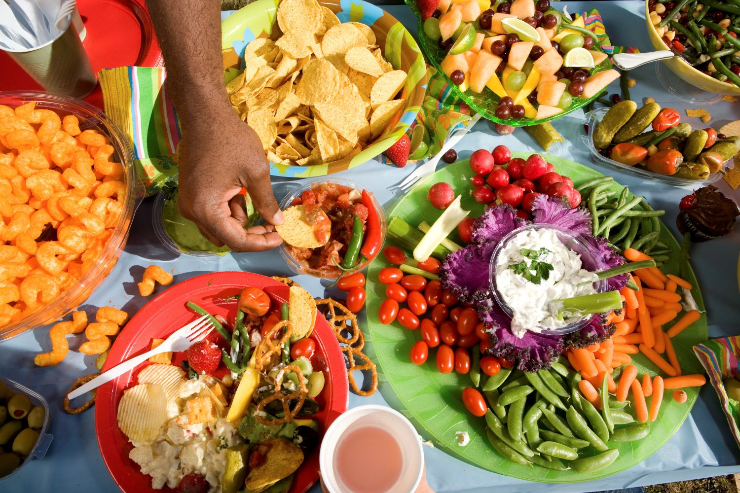 party food spread